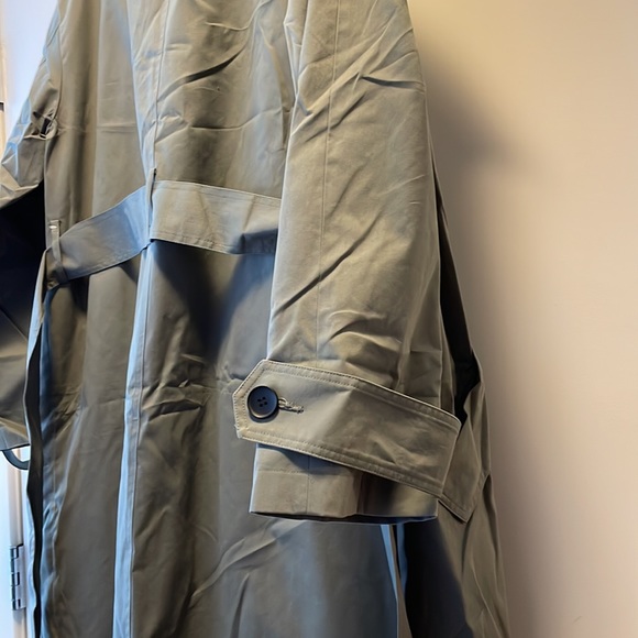 Grey Oversized Trench Coat - Picture 7 of 9